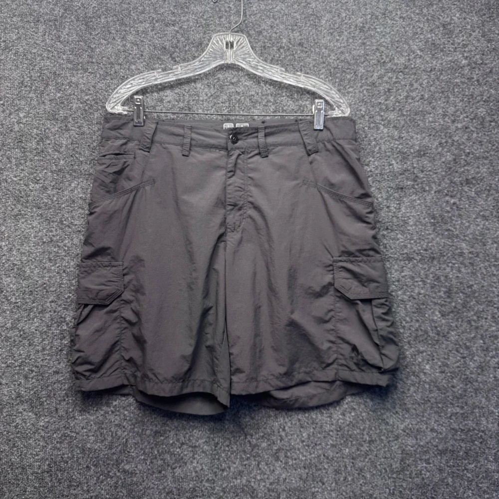 McKinley Cargo Shorts Men L/34 Grey Dry Plus Eco Hiking Outdoor Gorpcore Utility